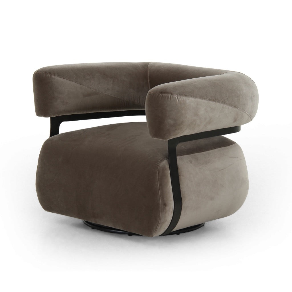Four Hands Gareth Swivel Chair angled view 