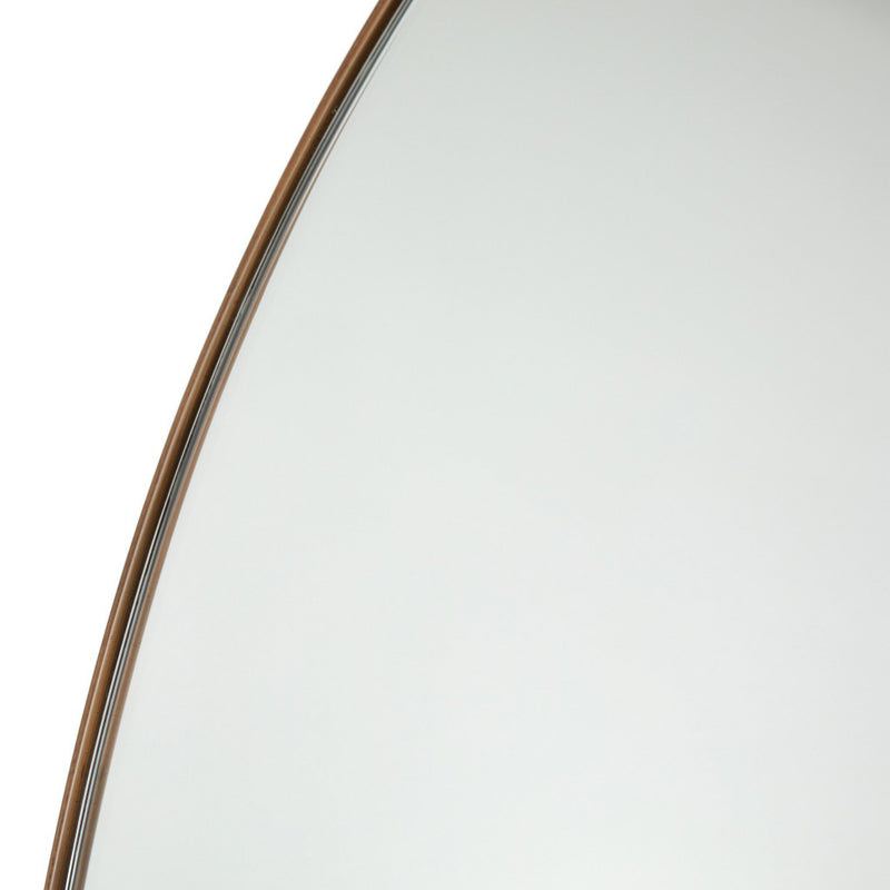 Georgina Floor Mirror Polished Brass Arch Detail 223788-003
