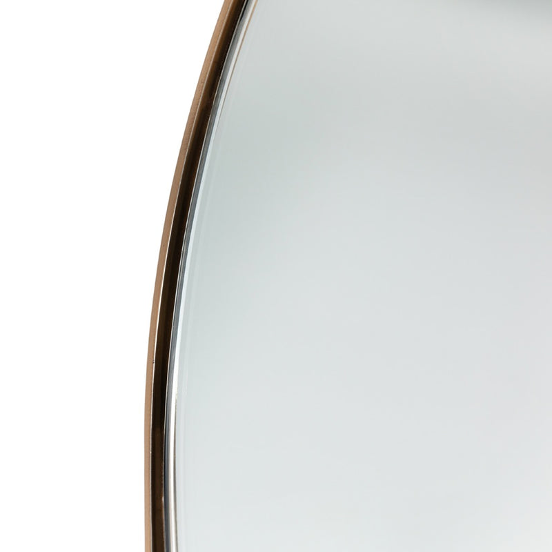 Georgina Small Mirror Polished Brass Curved Frame 224565-003