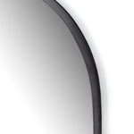 Georgina Wide Mirror Iron Matte Black Arched Frame 229092-002