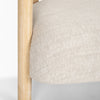 Mercana Gianna Accent Chair seat and wooden frame 