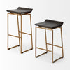 Givens Stool - Brown Wood