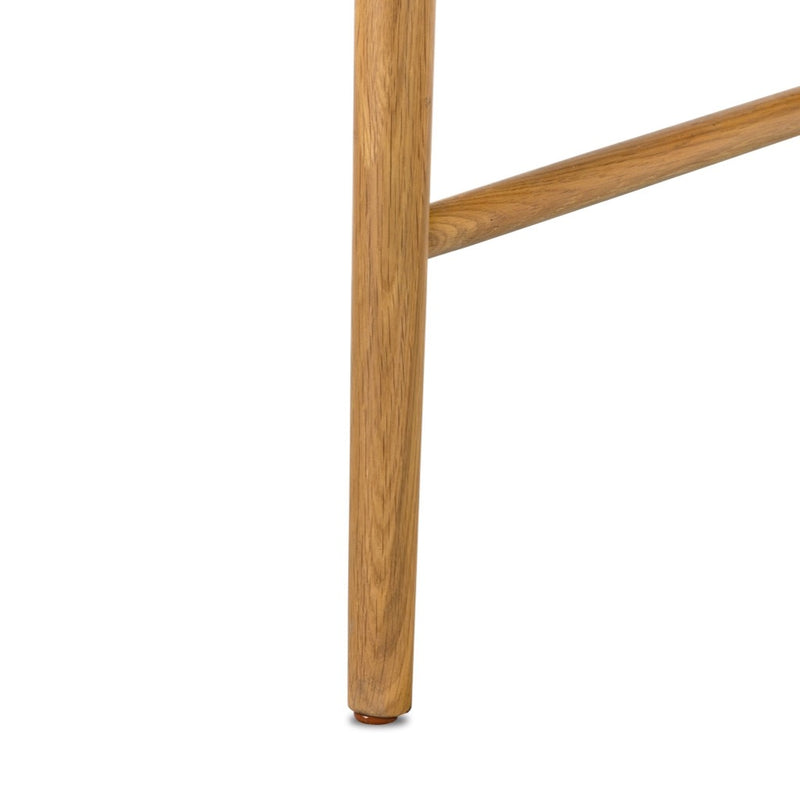 Glenmore Dining Arm Chair Light Oak Leg Detail 107655-009