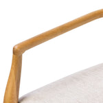 Glenmore Dining Arm Chair Light Oak Armrest Detail 107655-009