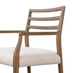 Glenmore Dining Arm Chair Smoked Oak Ladderback Detail 107655-010