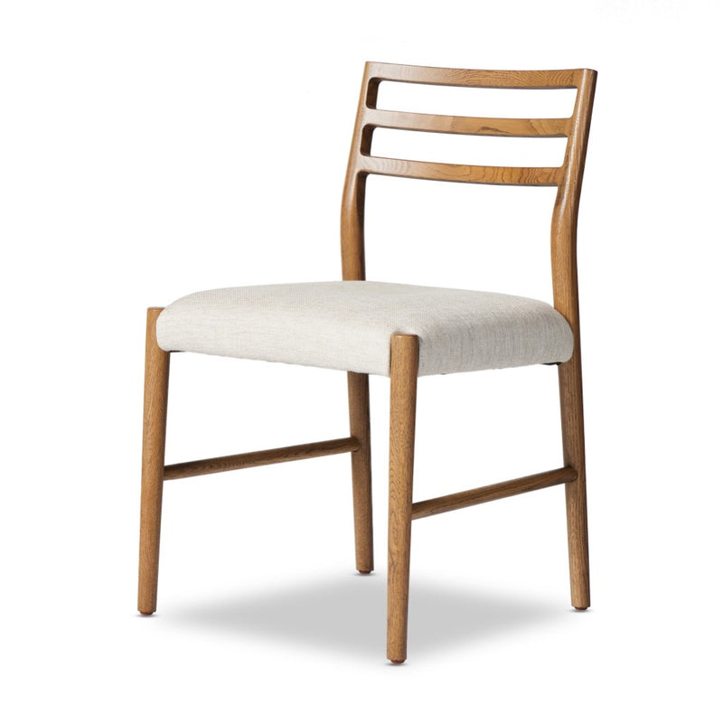 Glenmore Dining Chair Smoked Oak Angled View 107654-018