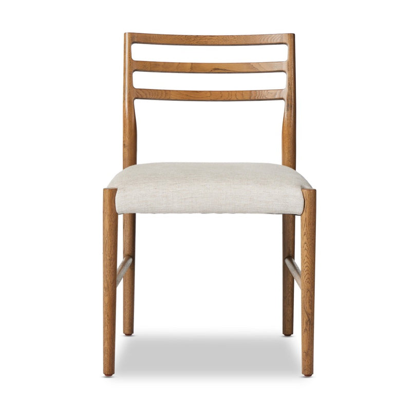 Glenmore Dining Chair Smoked Oak Front View 107654-018