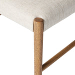 Glenmore Dining Chair Smoked Oak Seat Corner Detail 107654-018
