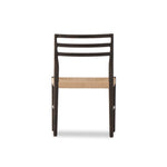 Glenmore Woven Dining Chair Light Carbon Back View 232390-003