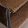 Mercana Glenn End Table black metal leg view 