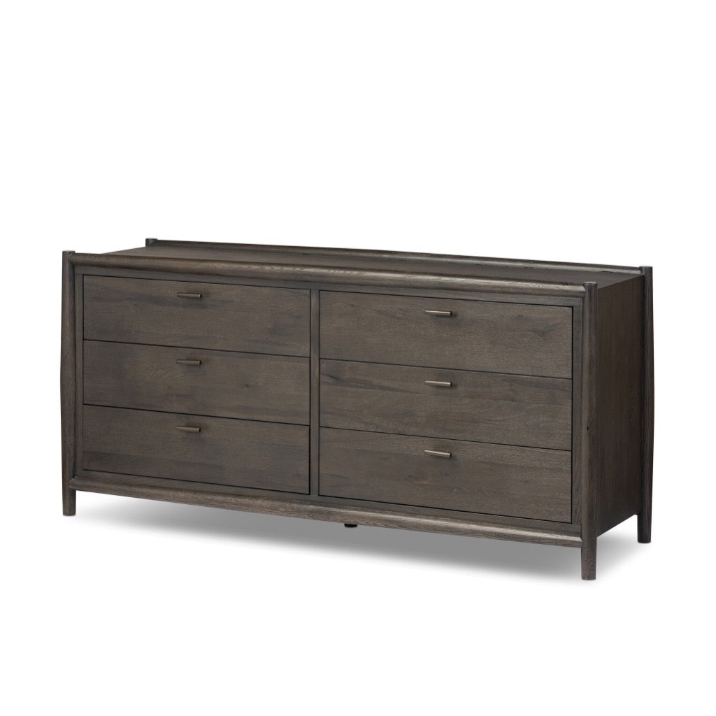 Four Hands Glenview 6 Drawer Dresser angled view 