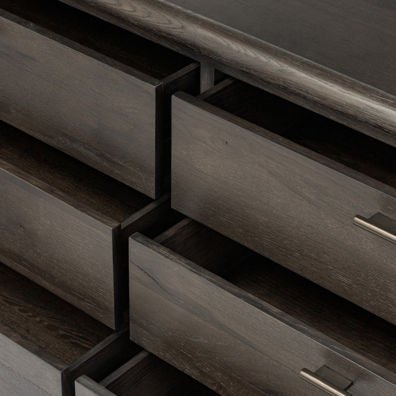 Glenview 6 Drawer Dresser 236472-002 overhead view of open drawers