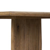 Glenview Dining Table 250763-001 leg and top side view 