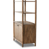 Four Hands Glenview Bookcase angled side view 