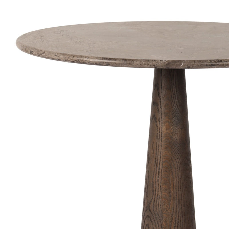 Goetz Bar + Counter Table 242923-008 side view 
 