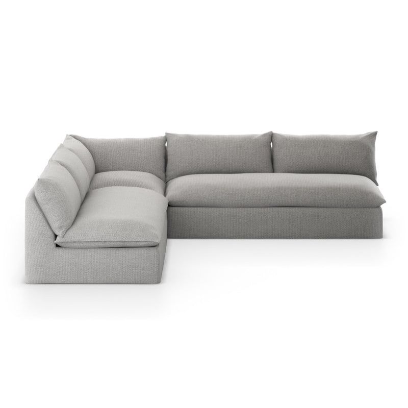 Four Hands Grant Outdoor 3-Piece Sectional side view