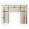 Four Hands Grant Outdoor 5-Piece Sectional overhead view