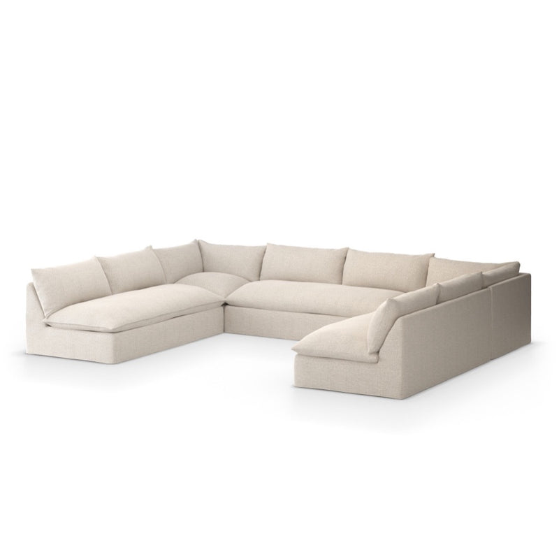 Four Hands Grant Outdoor 5-Piece Sectional angled view