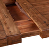 Home Trends and Design Grassroots Aspen 100-144" Extension Table extension view  