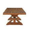 Home Trends and Design Grassroots Aspen 100-144" Extension Table side view 