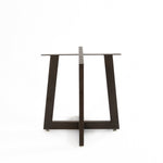 Graysill Iron Dining Table Base - Side View