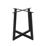 Graysill Iron Dining Table Base - Angle View