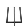 Graysill Iron Dining Table Base - Side View Alternate