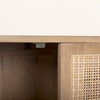 Mercana Grier Sideboard Light Brown Interior Shelving