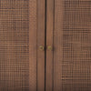 Mercana Grier Sideboard Medium Brown Cane Doors