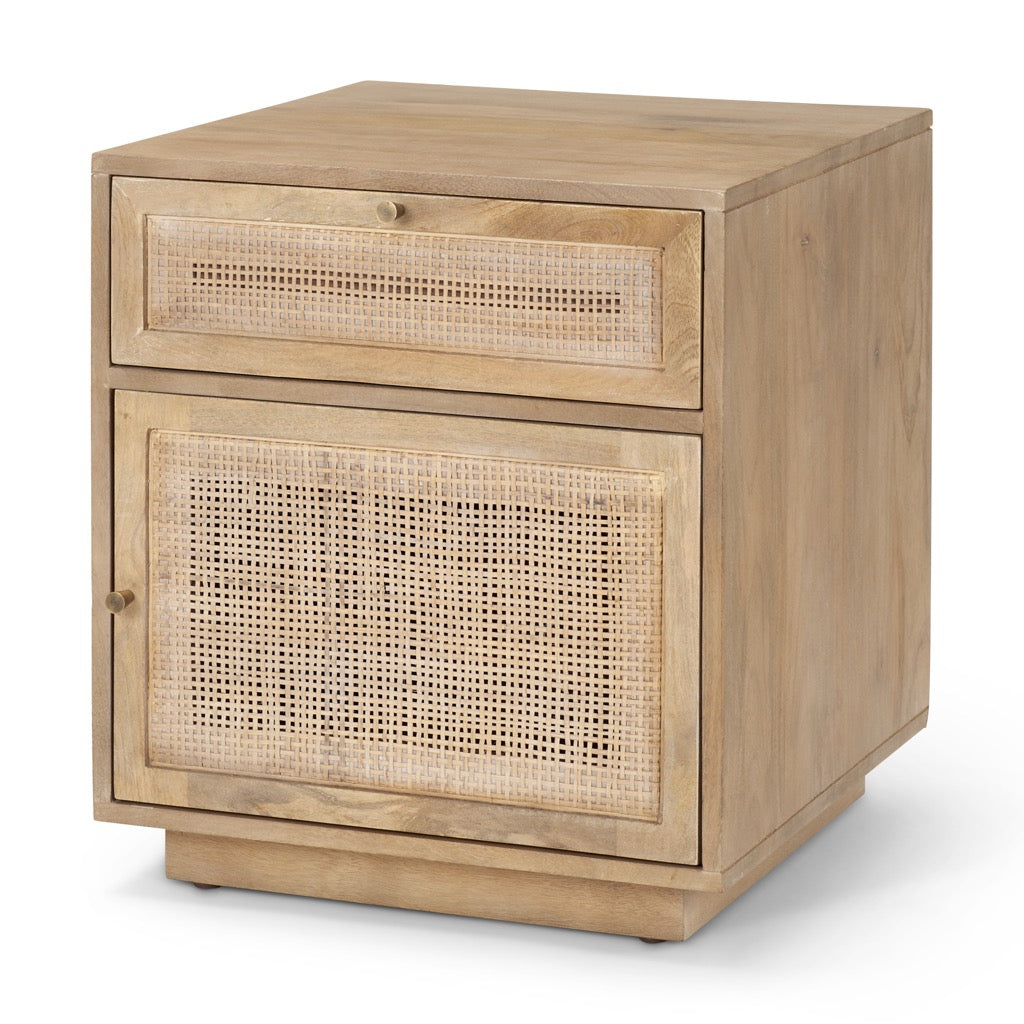 Mercana Grier End Table angled view 