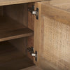 Mercana Grier Media Console door hinge view 
