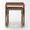 Mercana Grier Nesting Accent Table front nested view 