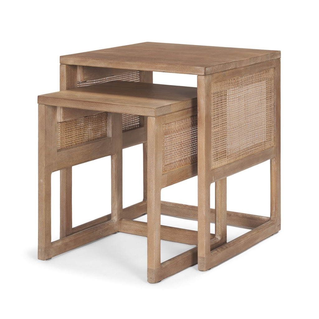 Mercana Grier Nesting Accent Tables angled view 