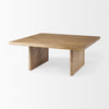 Mercana Grier Square Coffee Table angled view 