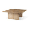 Mercana Grier Square Coffee Table angled view 