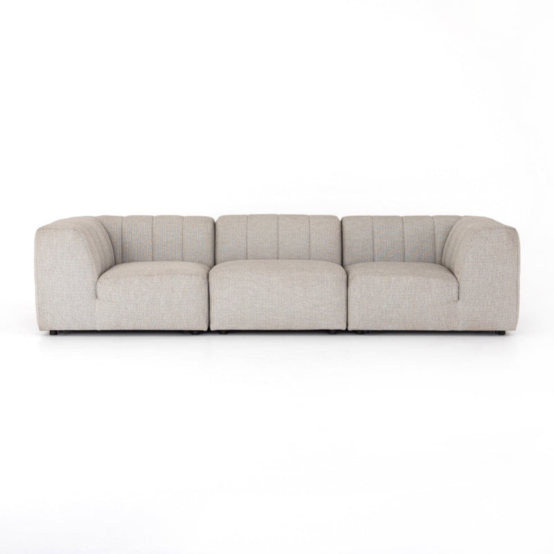 Four Hands Gwen Outdoor 3-Piece Sectional Sofa front view