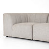 Four Hands Gwen Outdoor 3-Piece Sectional Sofa front seat view
