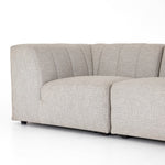 Four Hands Gwen Outdoor 3-Piece Sectional Sofa front seat view