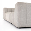 Gwen Outdoor 3-Piece Sectional Sofa 223215-001 arm and leg view