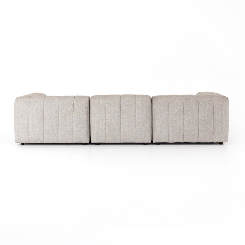 Four Hands Gwen Outdoor 3-Piece Sectional Sofa back view