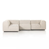 Gwen Outdoor 4-Piece Sectional 223218-002 front view