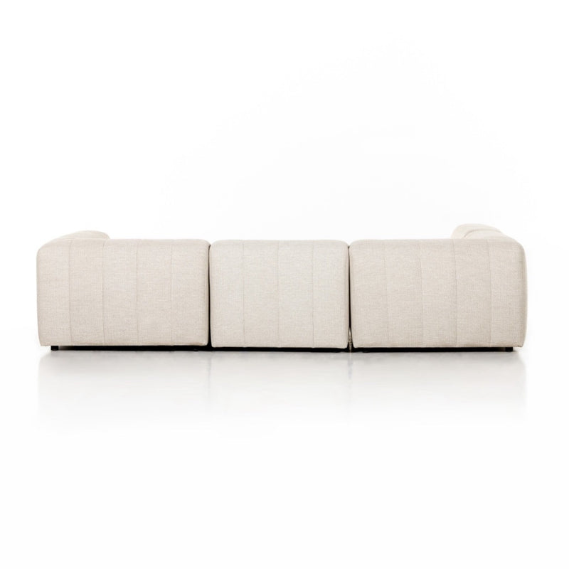 Four Hands Gwen Outdoor 4-Piece Sectional back view