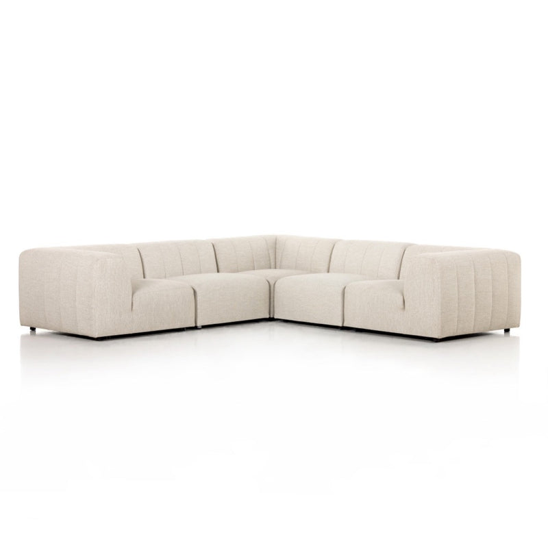 Four Hands Gwen Outdoor 5-Piece Sectional angled view