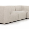 Four Hands Gwen Outdoor 5-Piece Sectional angled eye level view