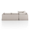 Habitat Slipcover 3-Piece Sectional 231282-004 back view