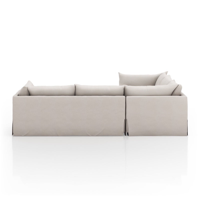 Habitat Slipcover 3-Piece Sectional 231282-004 back view
