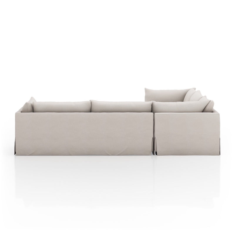 Habitat Slipcover 3-Piece Sectional 231283-002 back view