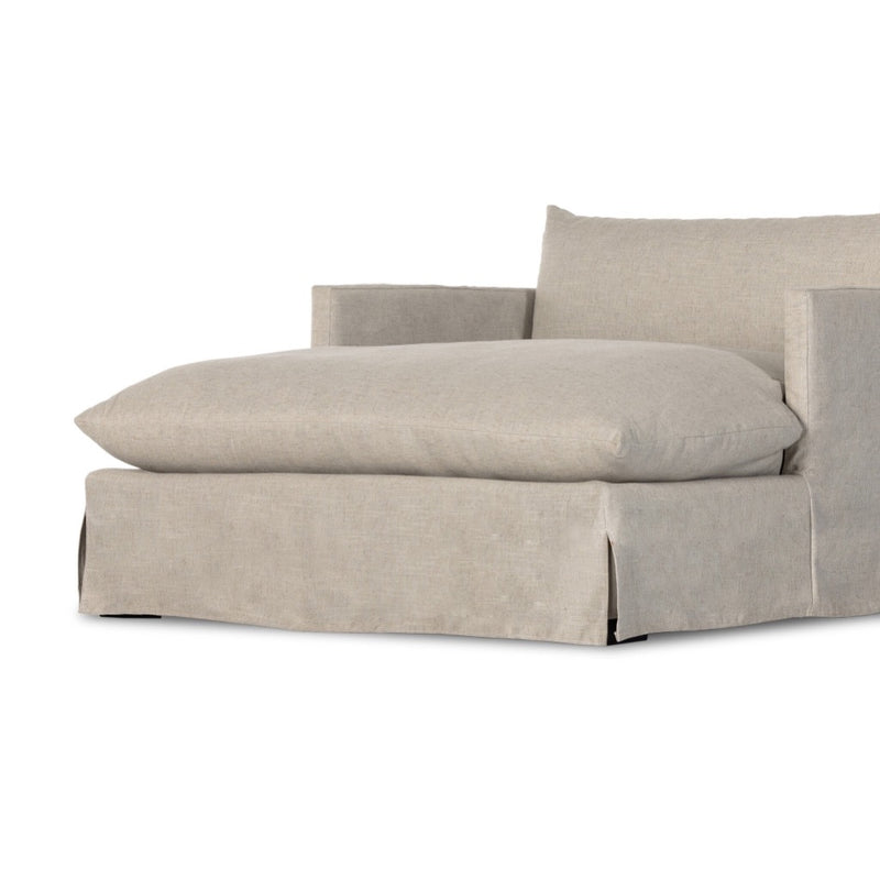 Habitat Chaise Lounge Valley Nimbus Low Angled View 236081-002