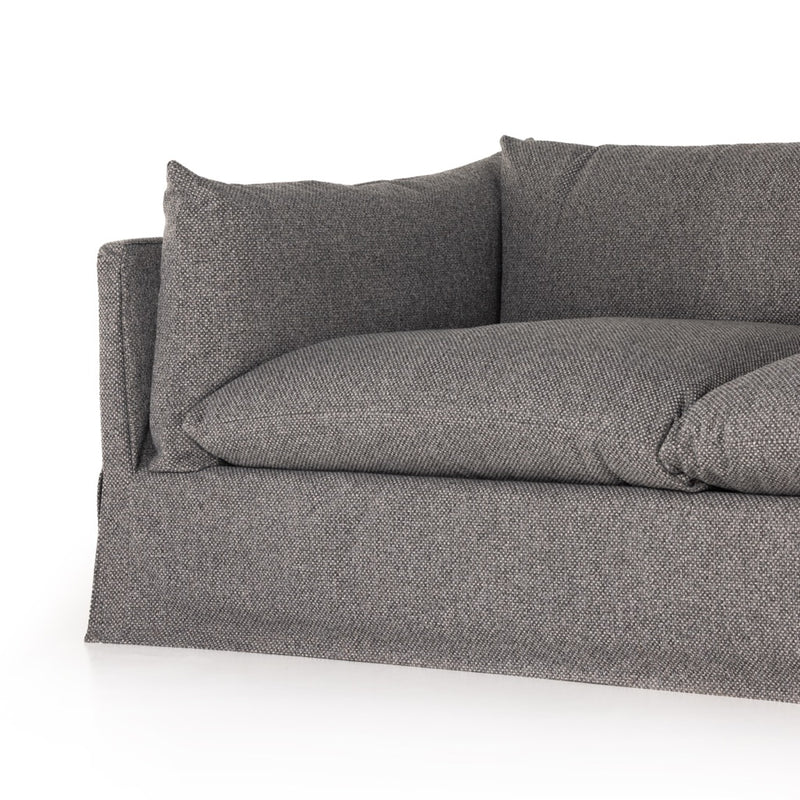 Habitat 90" Slipcover Sofa Fallon Charcoal Cushioned Seating 107178-010