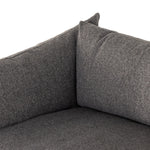 Habitat 90" Slipcover Sofa Fallon Charcoal Pillow Backrest 107178-010